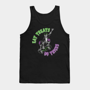 Eat Treats Do Tricks (Green/Purple version) Tank Top